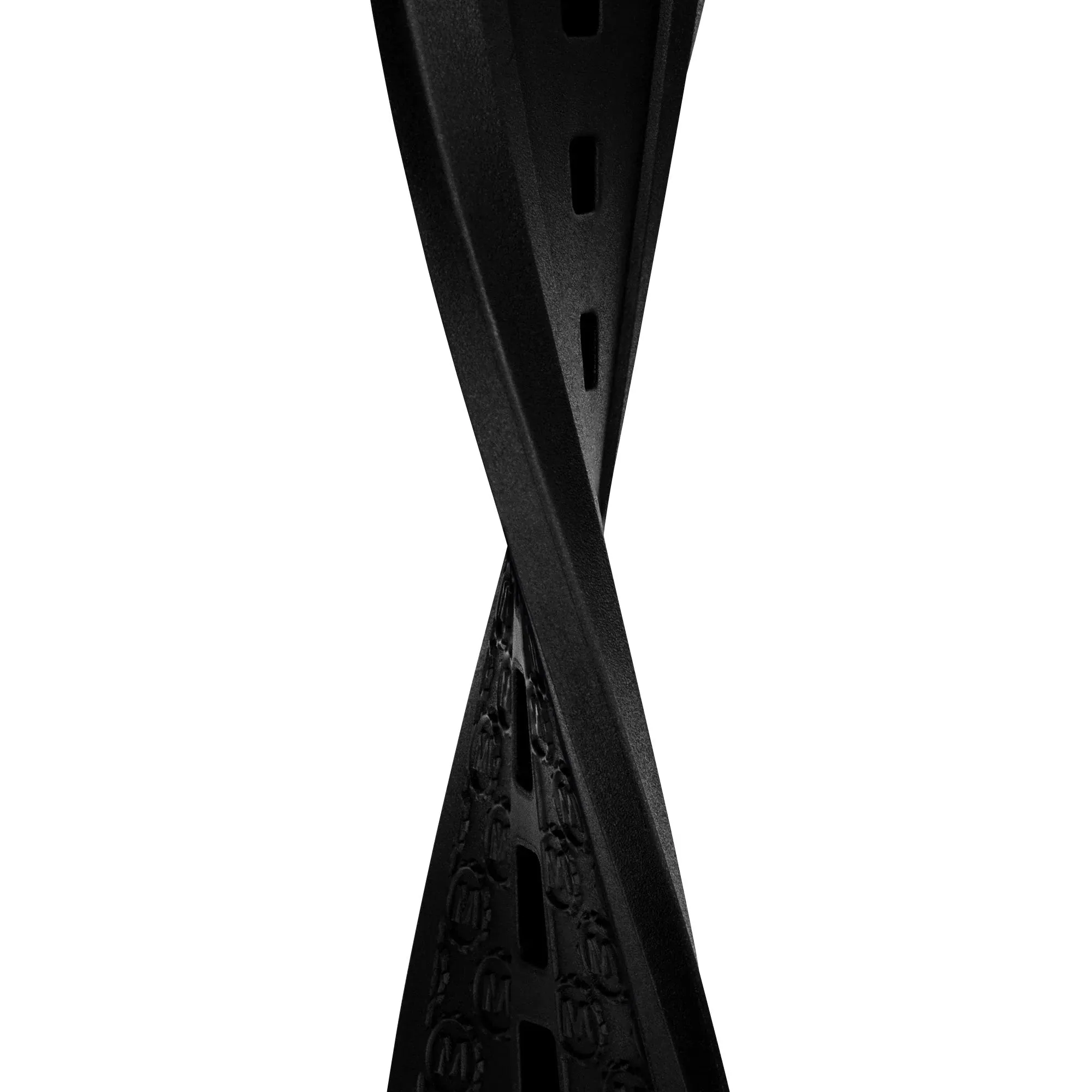 3-PIECE RUBBER STRAP KIT, BLACK, 22MM