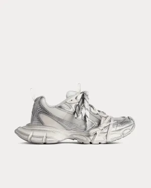 3XL Summer Mesh White / Silver Low Top Sneakers