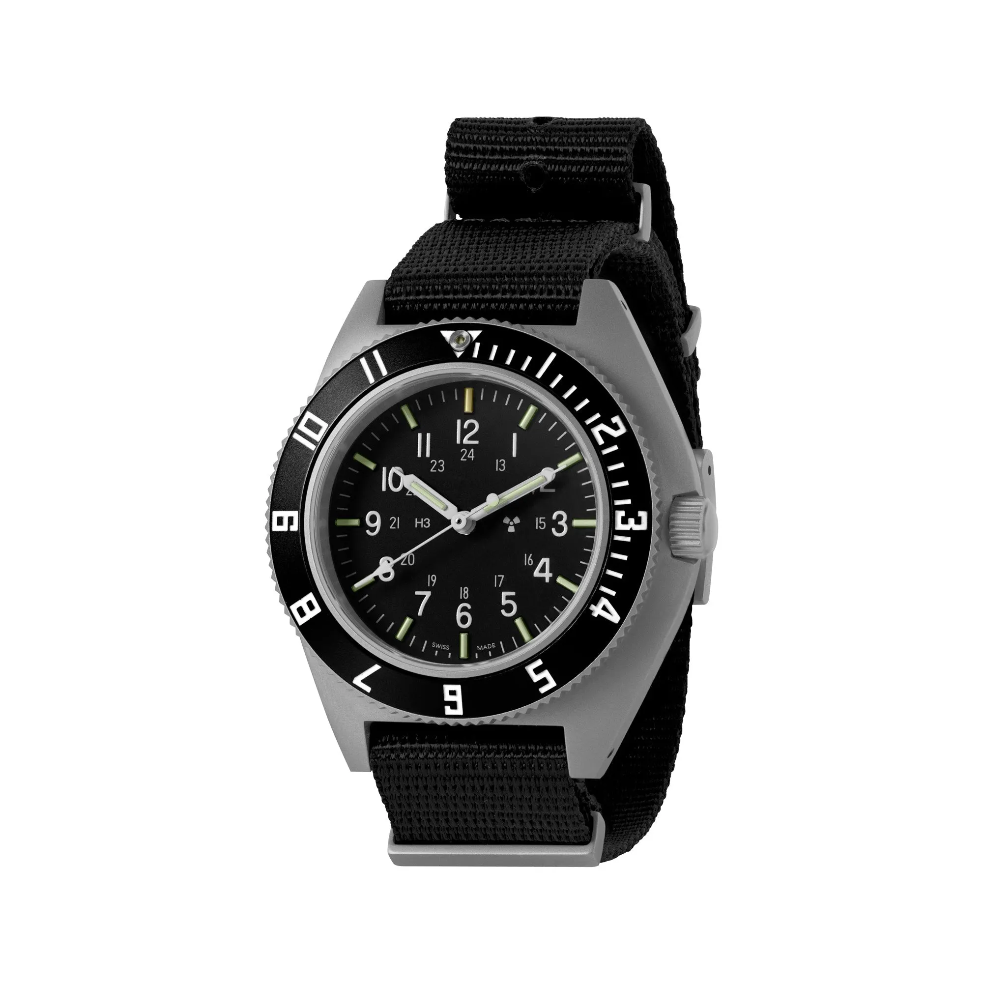 41MM STEEL NAVIGATOR (SSNAV) ON NYLON DEFSTAN
