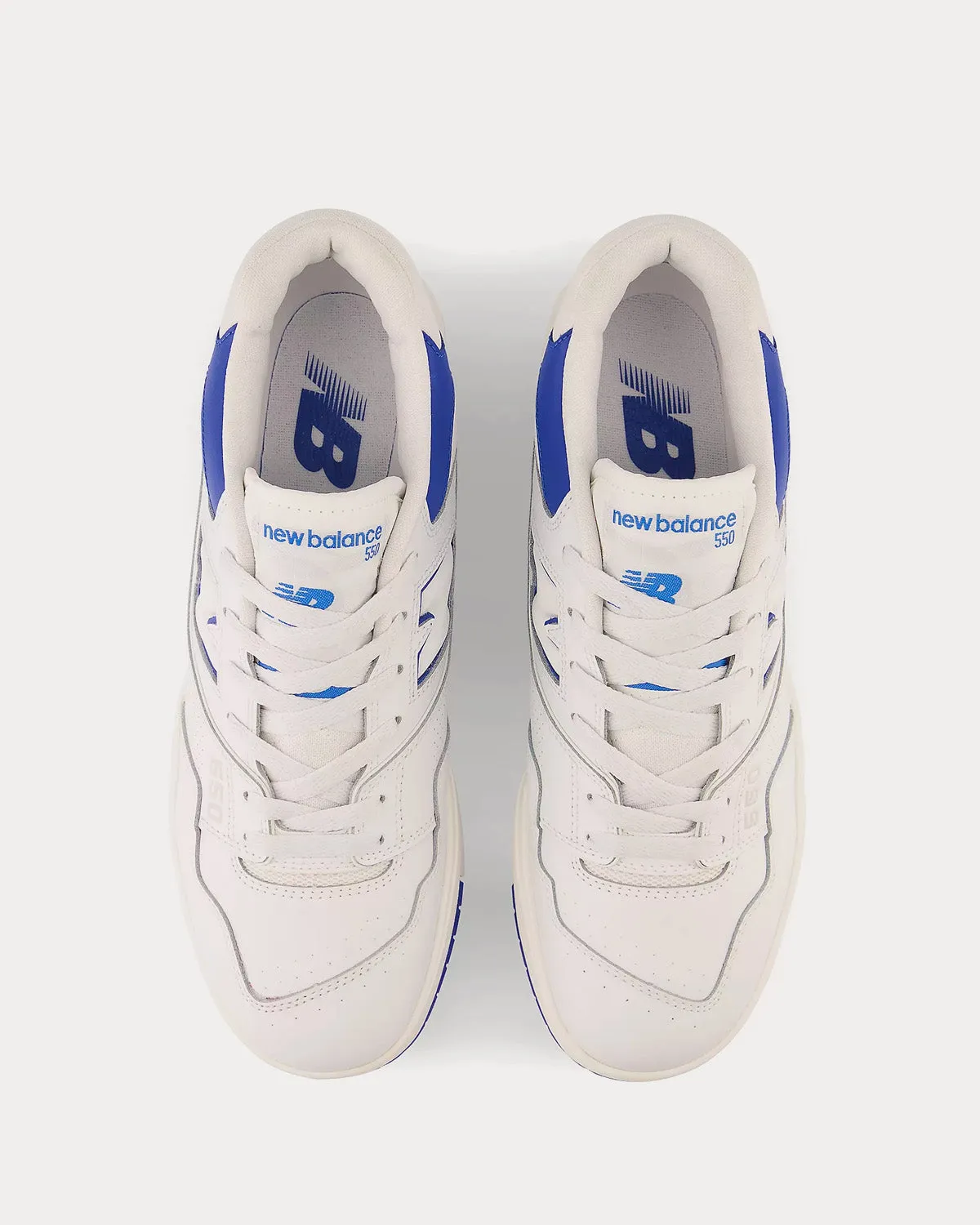 550 White / Cobalt / Summer Fog Low Top Sneakers