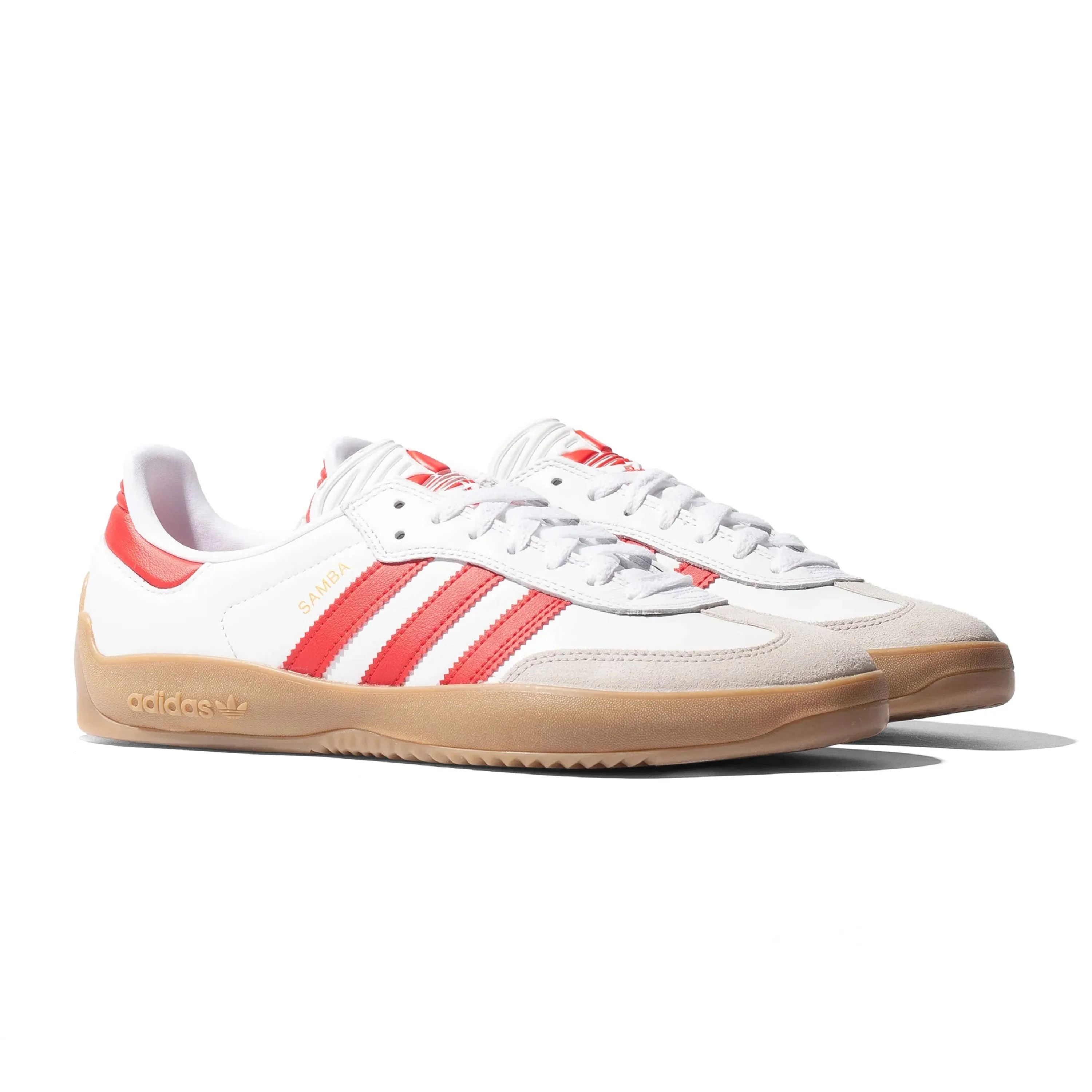 ADIDAS PUIG SAMBA ADV FLAT WHITE / BETTER SCARLET / GUM