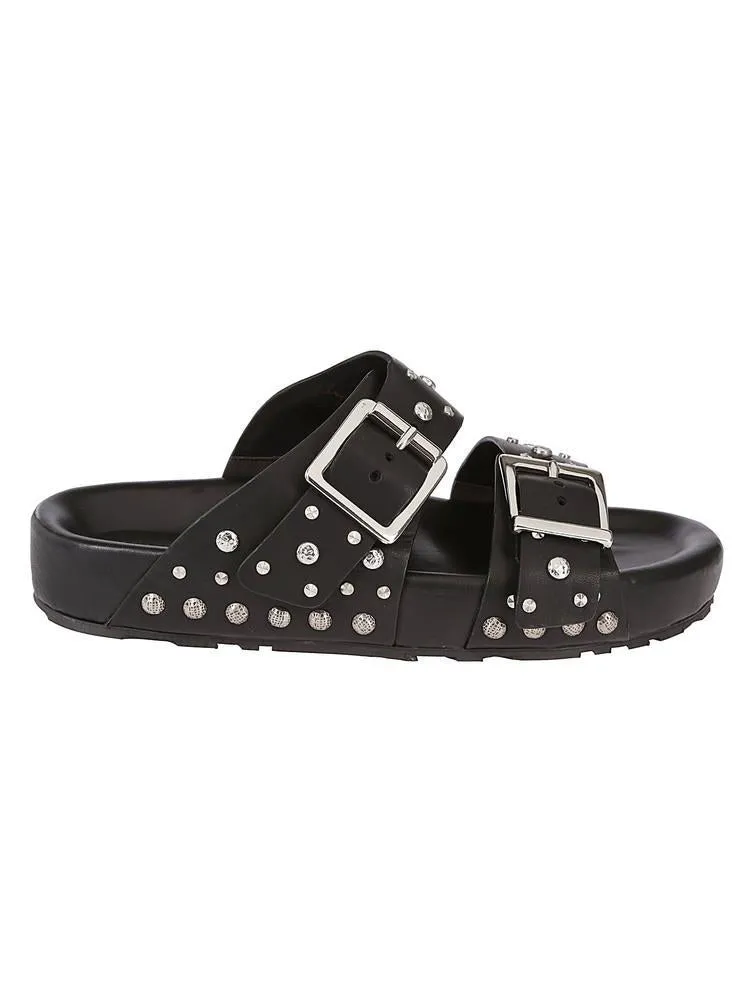 Alexander McQueen Studded Buckle Sandals