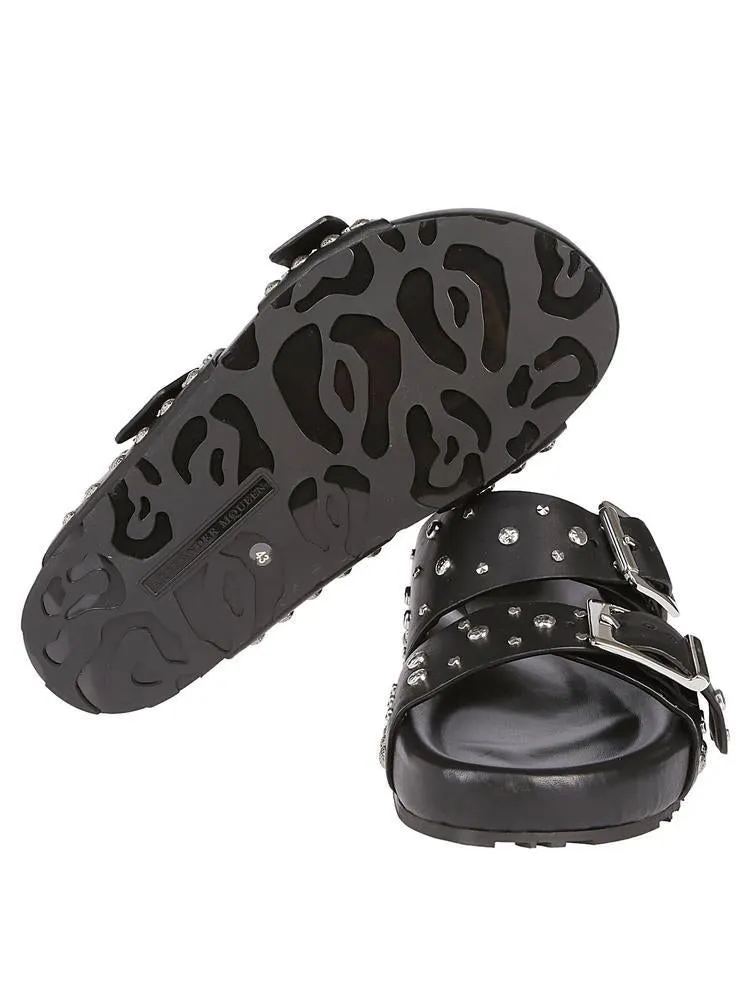Alexander McQueen Studded Buckle Sandals