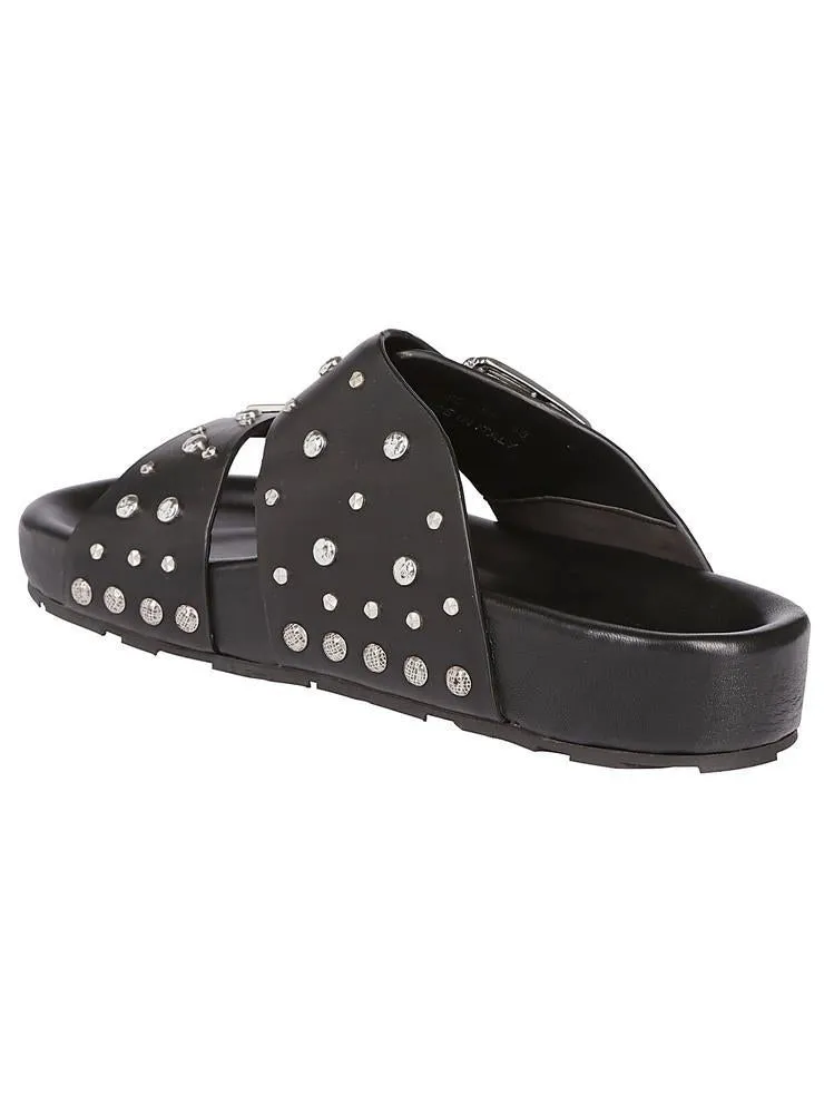 Alexander McQueen Studded Buckle Sandals