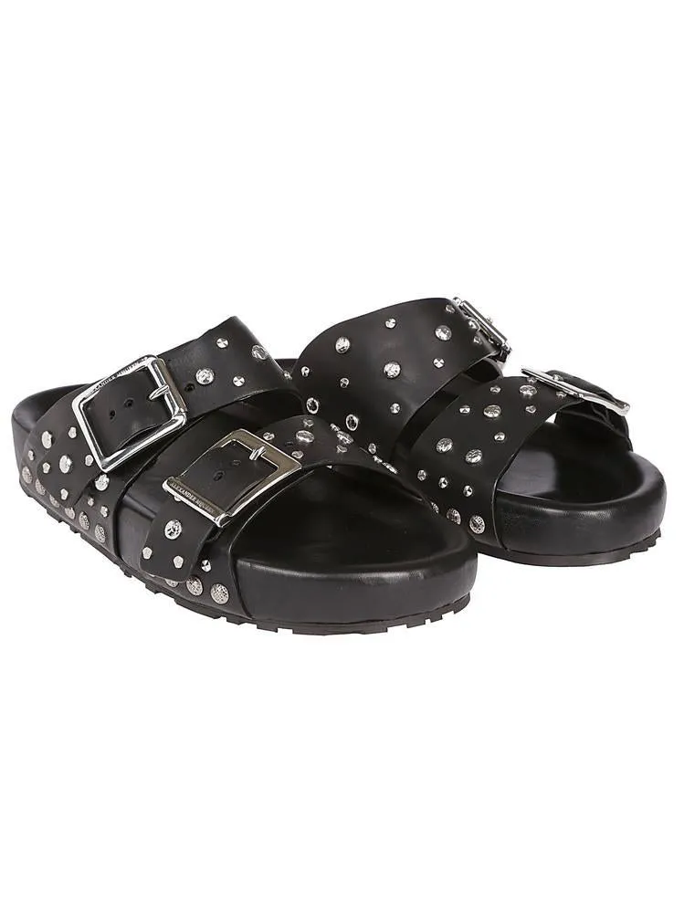 Alexander McQueen Studded Buckle Sandals