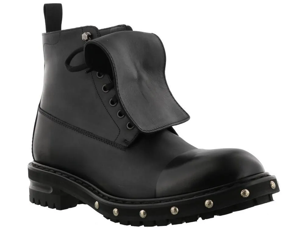 Alexander McQueen Studded Sole Boots