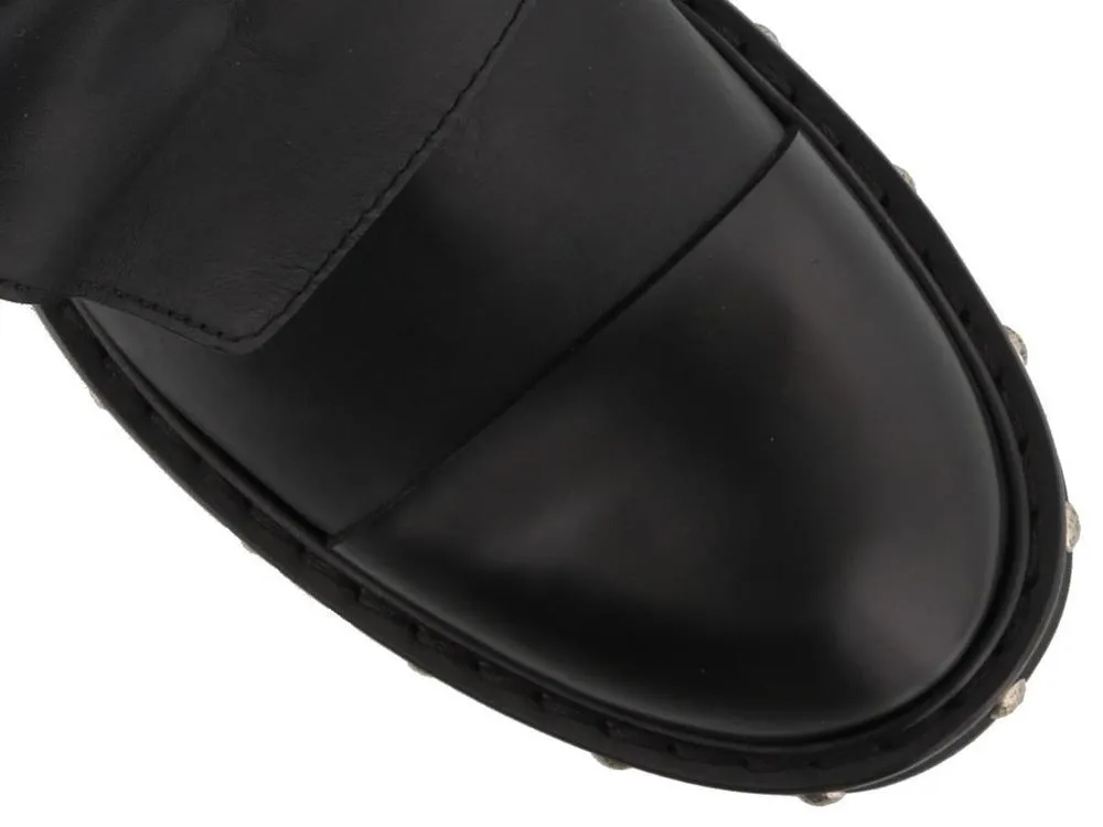 Alexander McQueen Studded Sole Boots