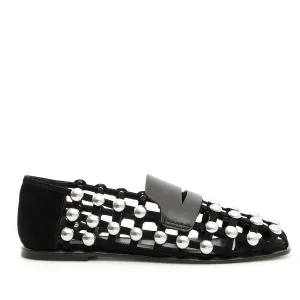Alexander Wang Studded Slip On Loafers
