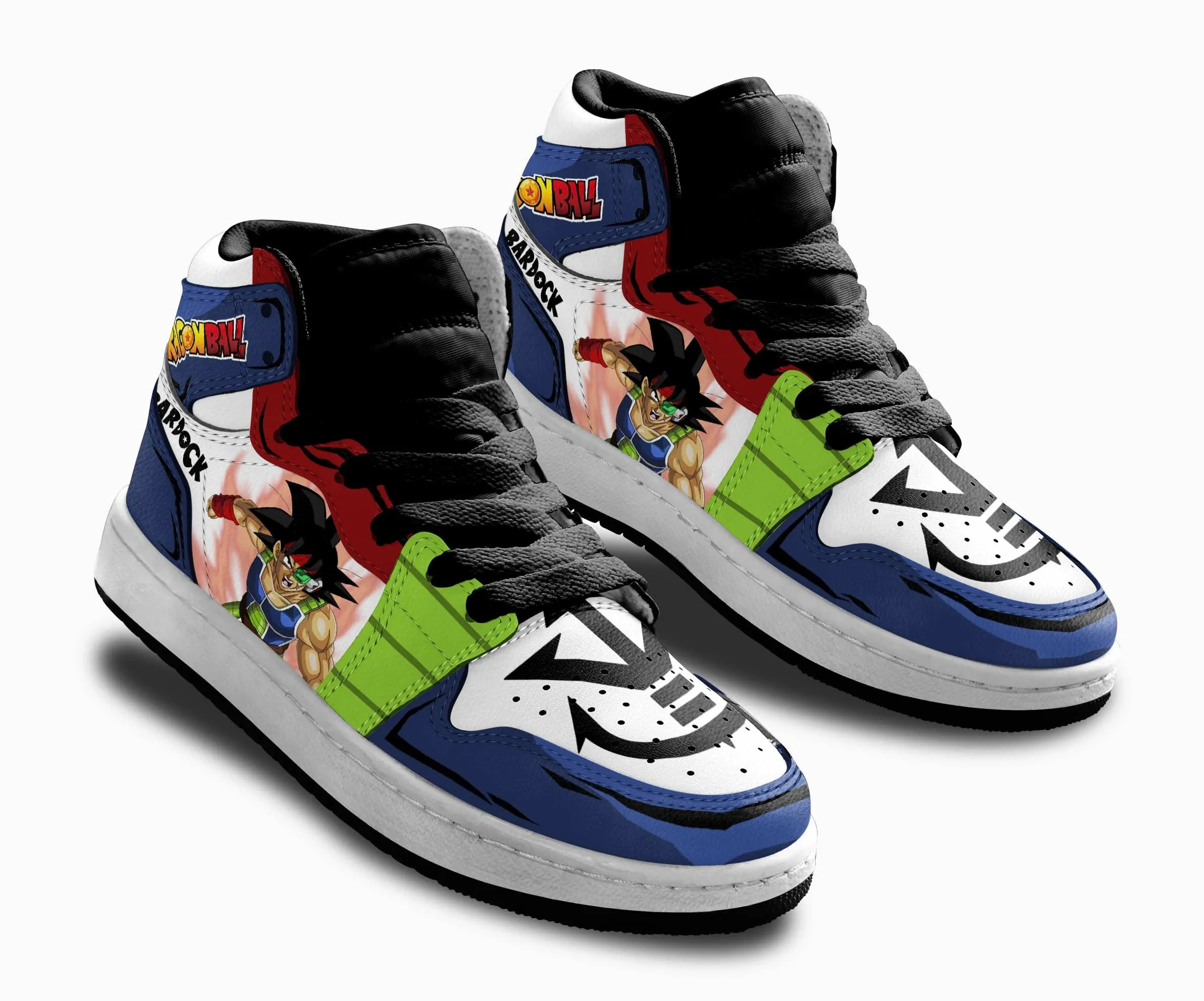 Bardock Kids Sneakers Custom Anime Dragon Ball Shoes For Kids