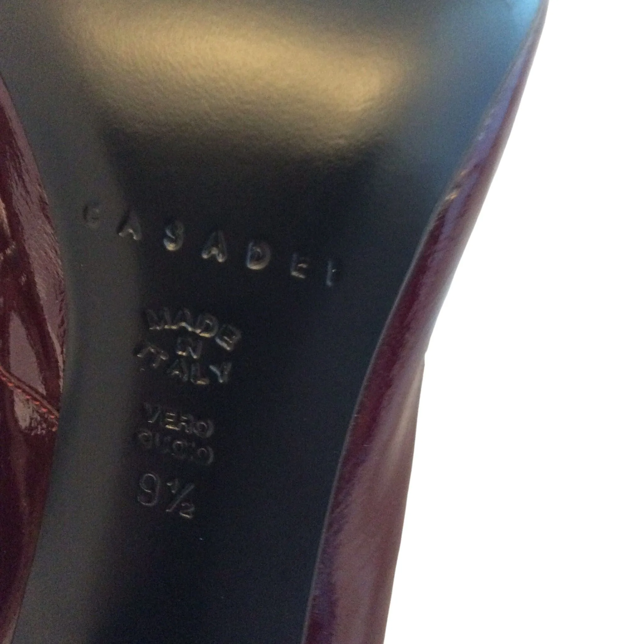 Casadei Burgundy Heels