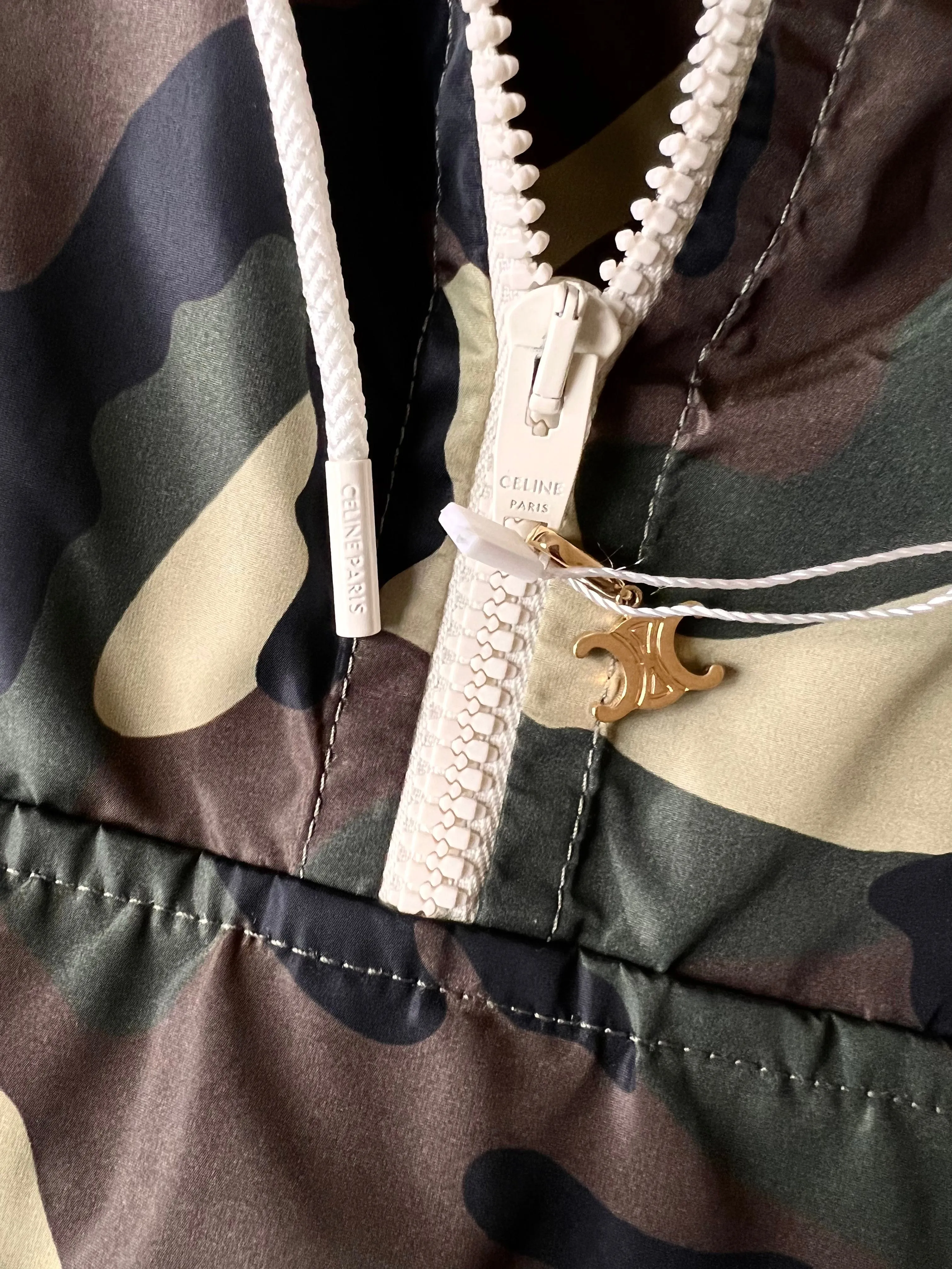 Celine Green Camo Anorak Jacket UKL1300