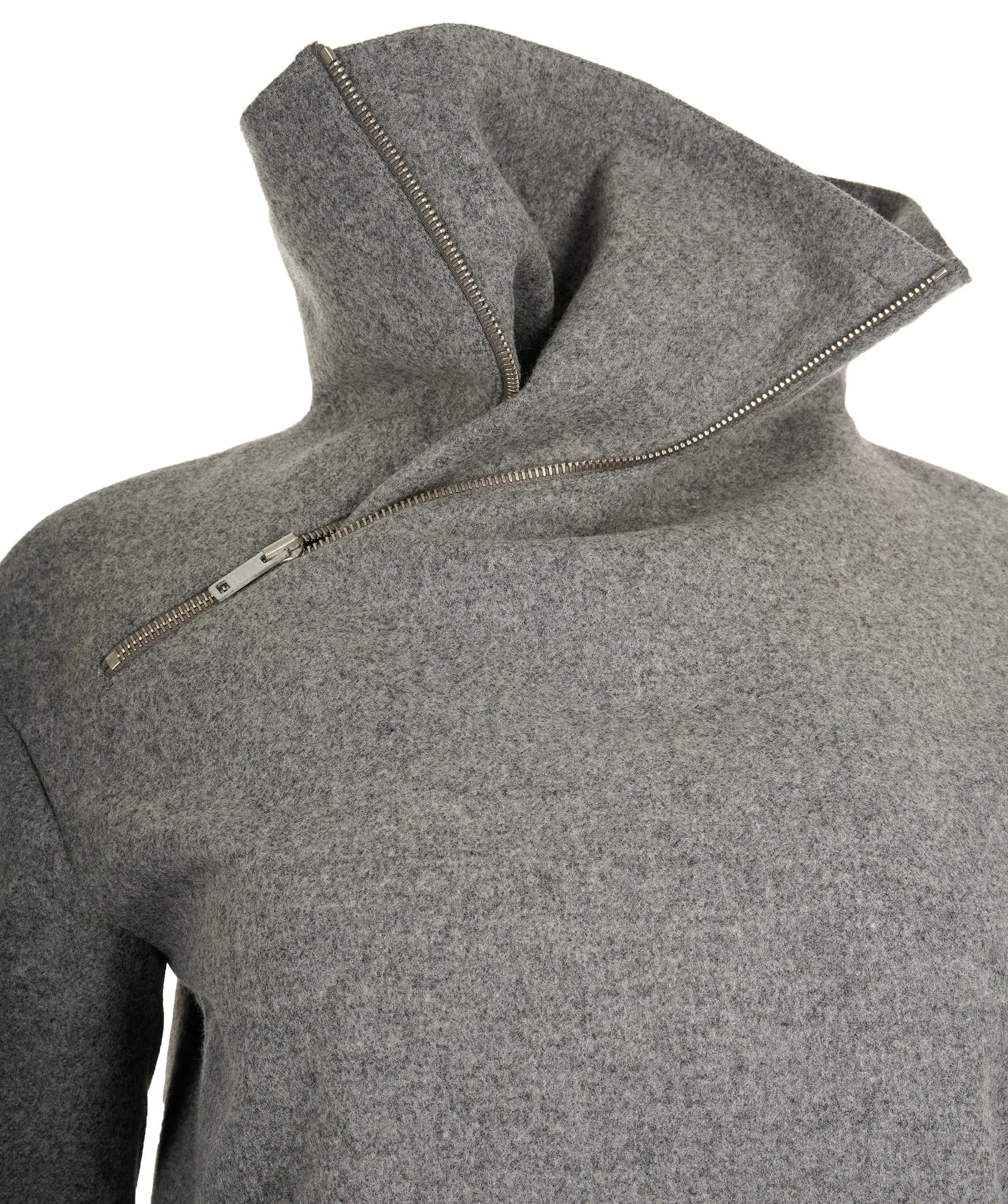 Celine Zip Grey Sweater Turleneck ALL0441