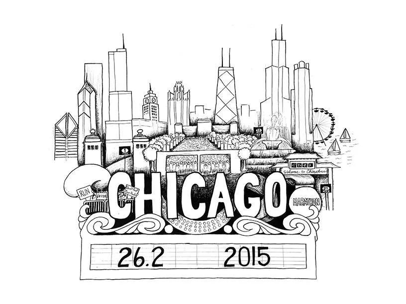 Chicago Marathon Print