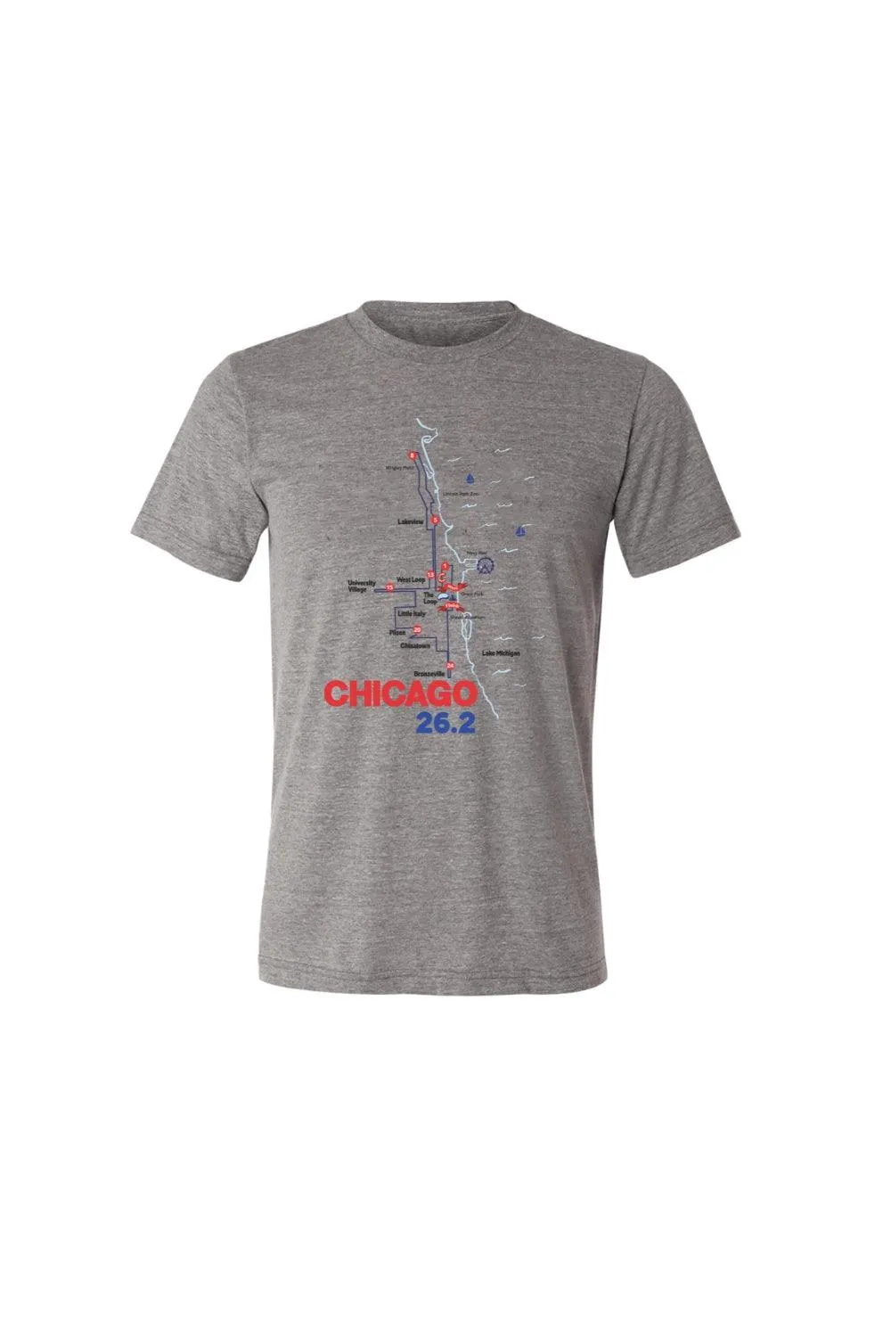 Chicago Race Map T-Shirt