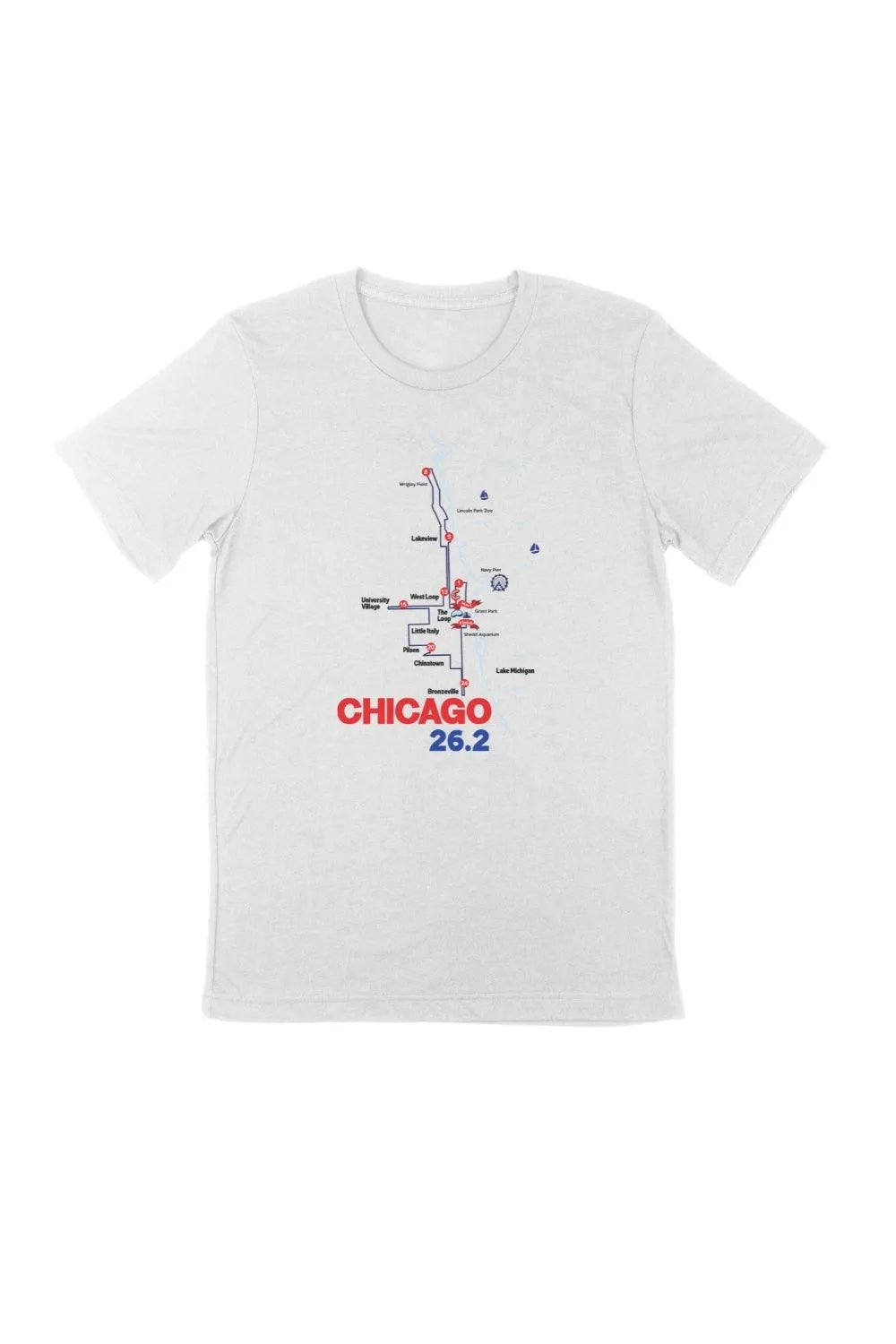 Chicago Race Map T-Shirt