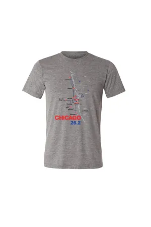 Chicago Race Map T-Shirt