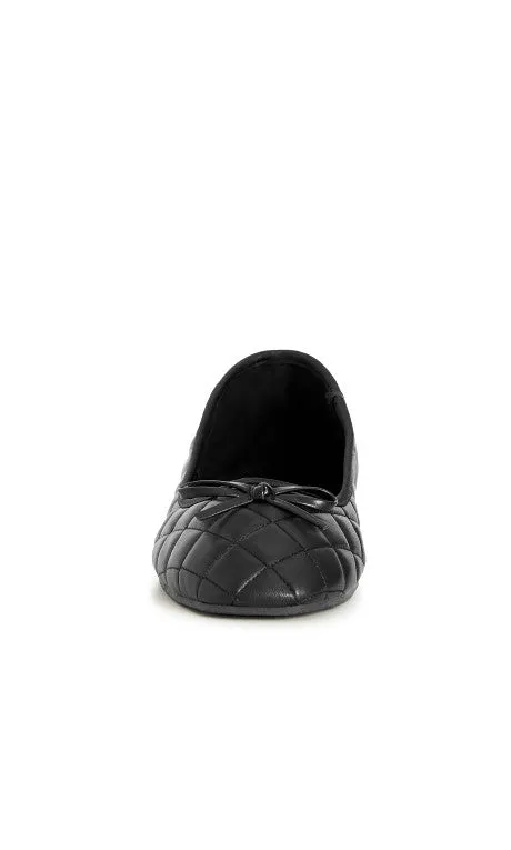 CLOUDWALKERS WIDE FIT Irene Ballet Flat - black