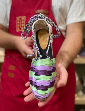 Custom-made Espadrilles Purple Rain