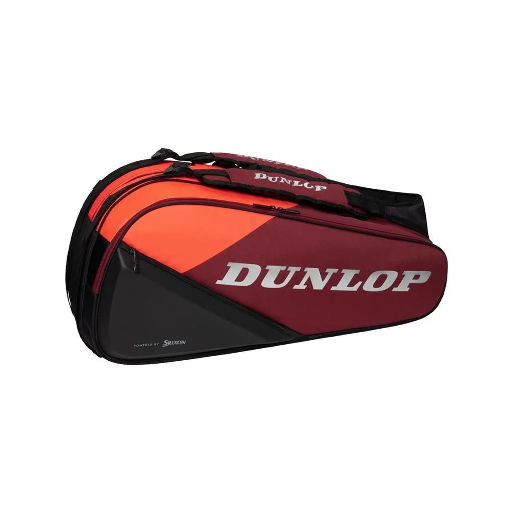 Dunlop CX Performance 8 Badminton Racket Bag - Black / Red