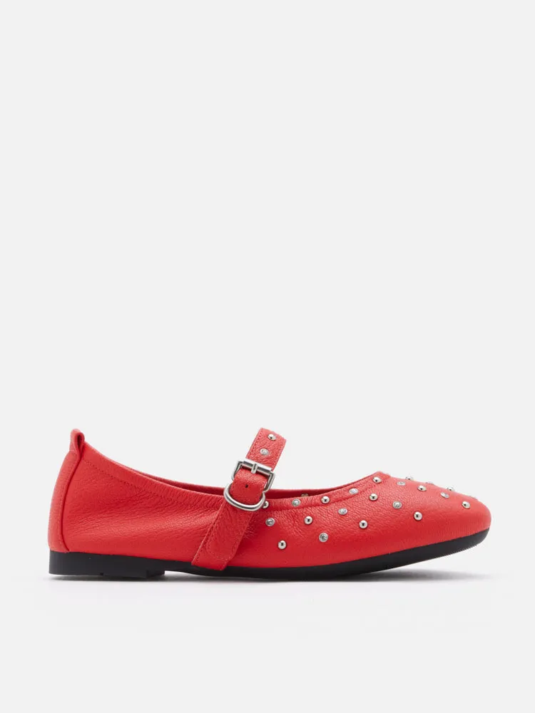 Enzo Studded Mary Janes