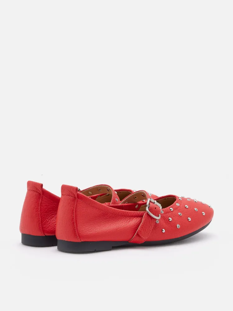 Enzo Studded Mary Janes