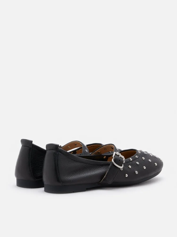 Enzo Studded Mary Janes