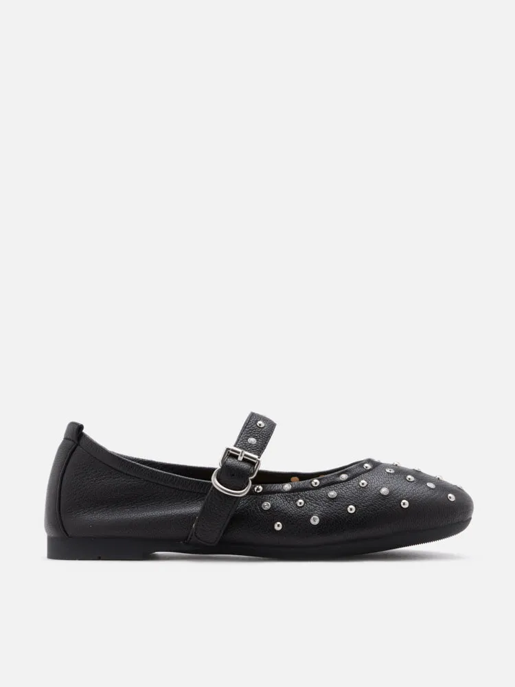 Enzo Studded Mary Janes