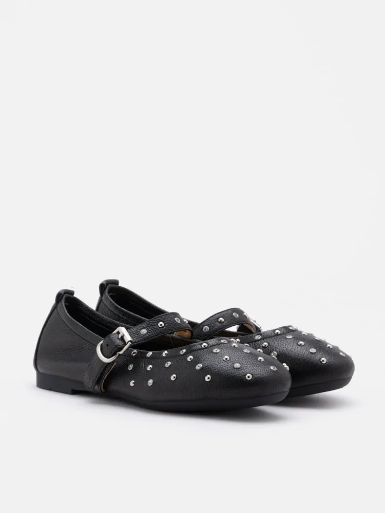 Enzo Studded Mary Janes