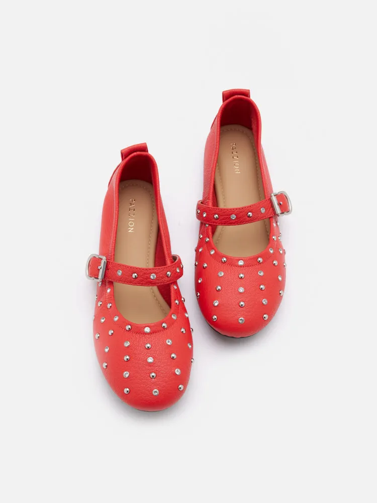 Enzo Studded Mary Janes