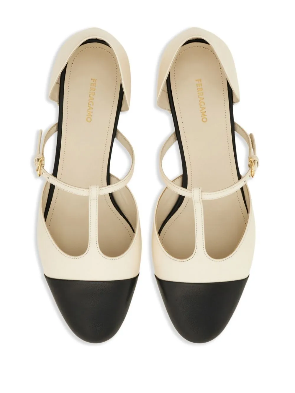 Ferragamo Luxury Leather Ballerina Flats for Women