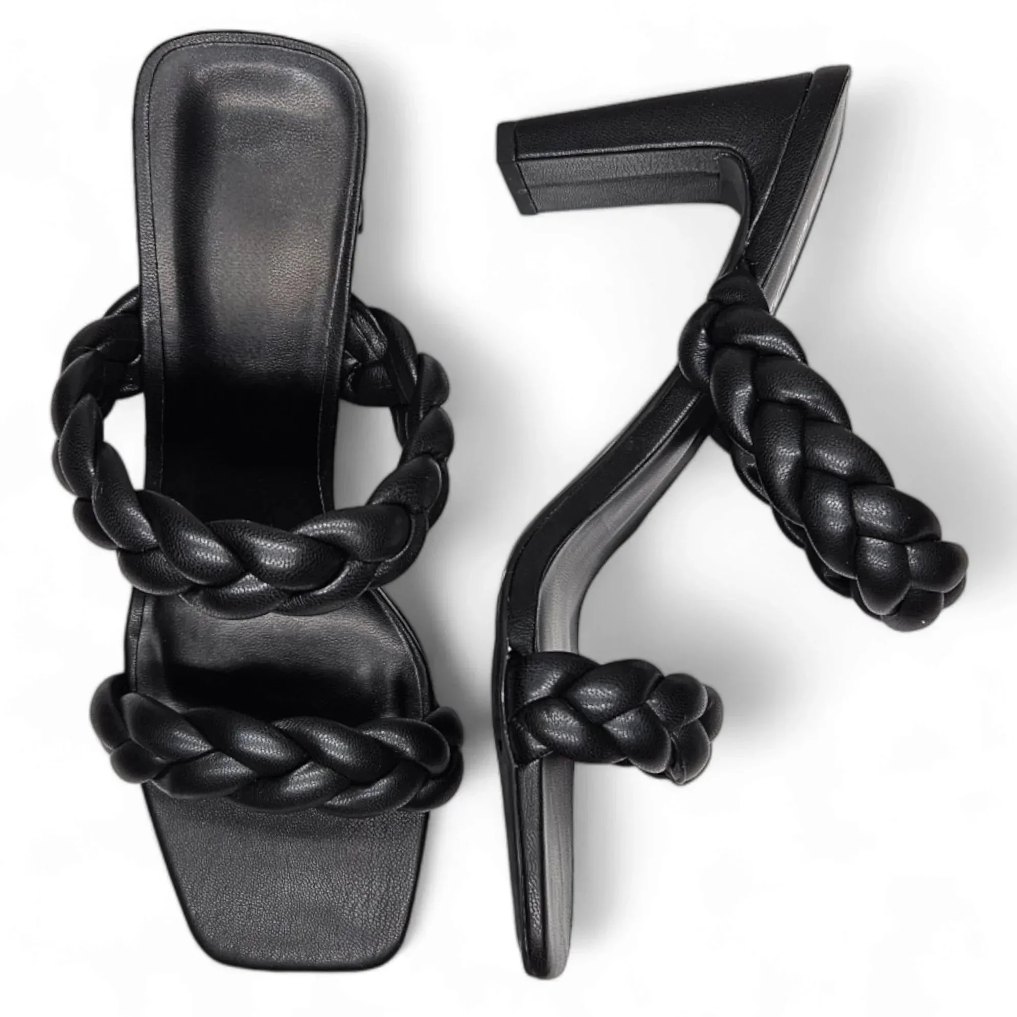 Found Double Band Braided Heel