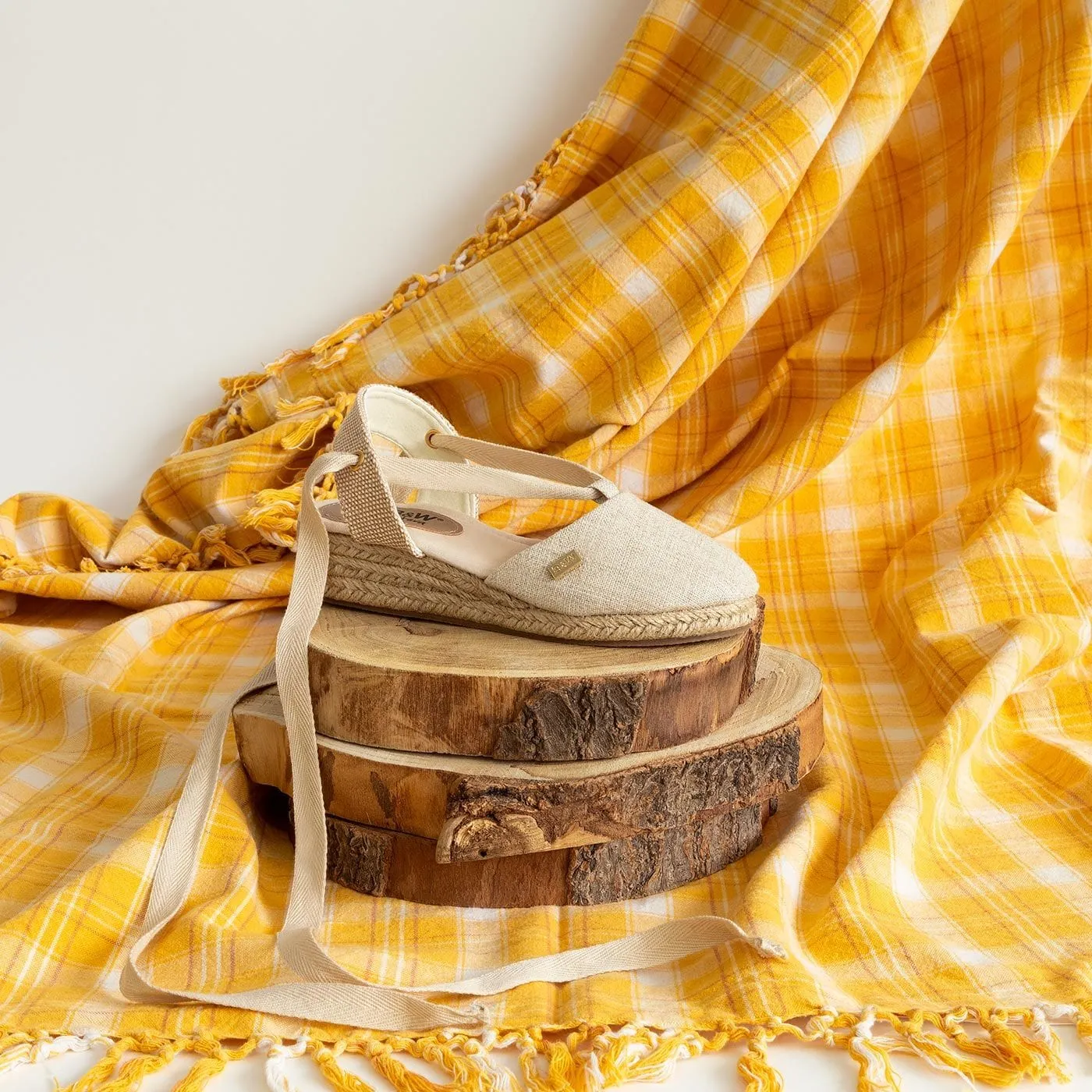 Girl's Platinum Wedge Espadrilles