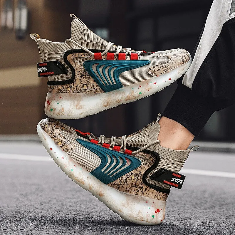 High Top Sneakers INFINIT Blaze Spectra breathable sneakers