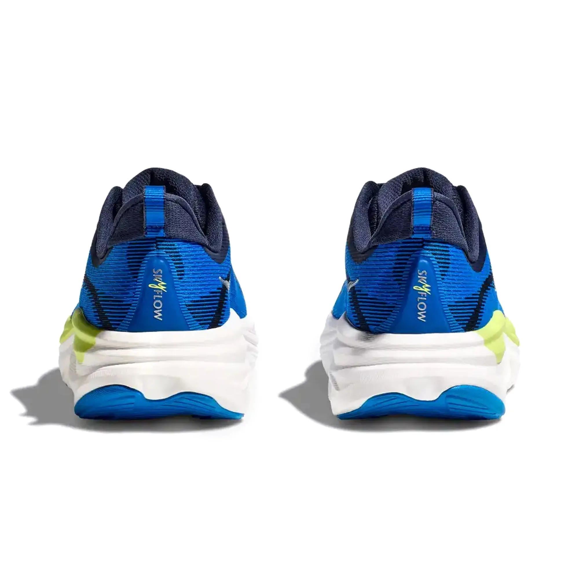 HOKA MENS RUNNING SHOES SKY FLOW VARSITY NAVY/ELECTRIC COBALT