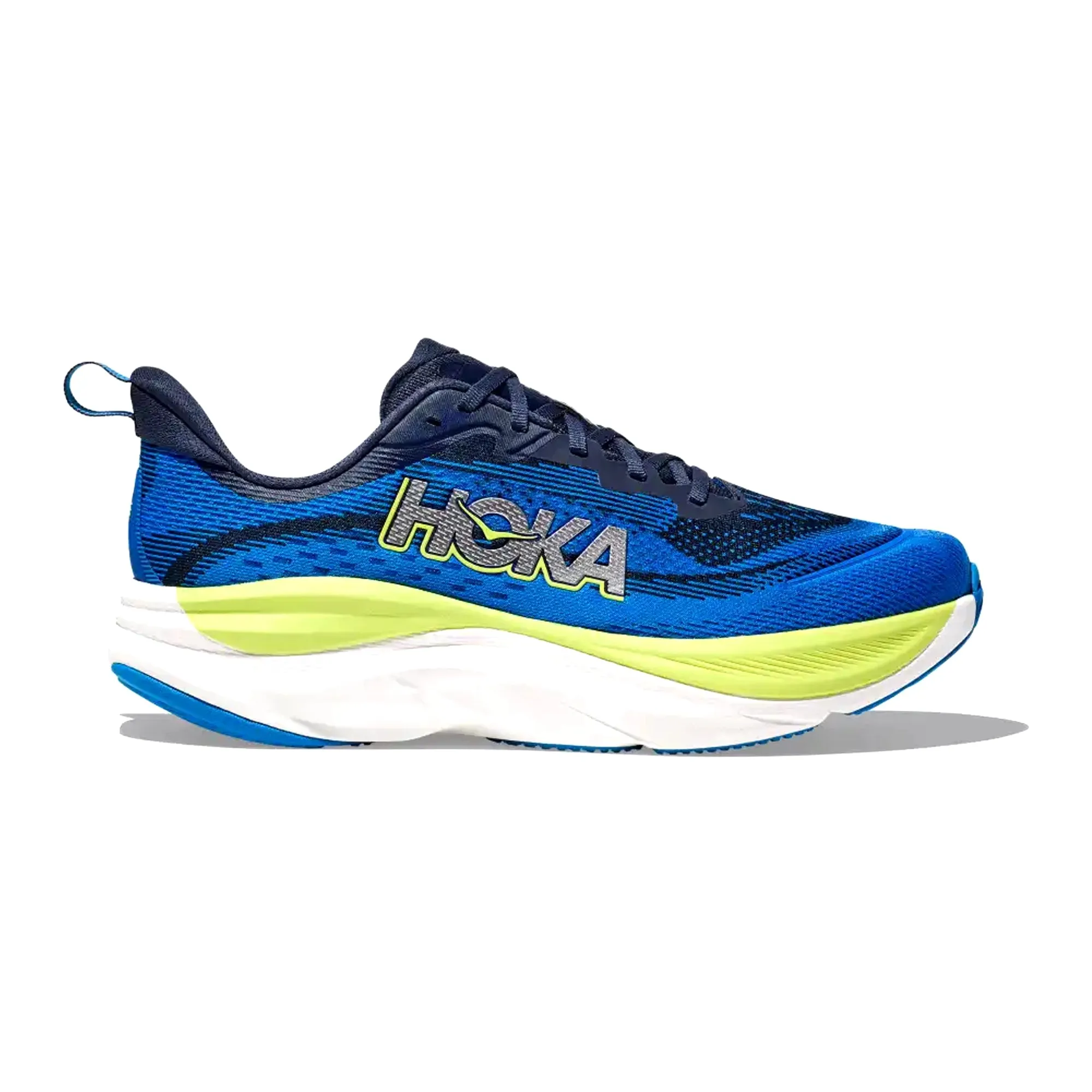 HOKA MENS RUNNING SHOES SKY FLOW VARSITY NAVY/ELECTRIC COBALT