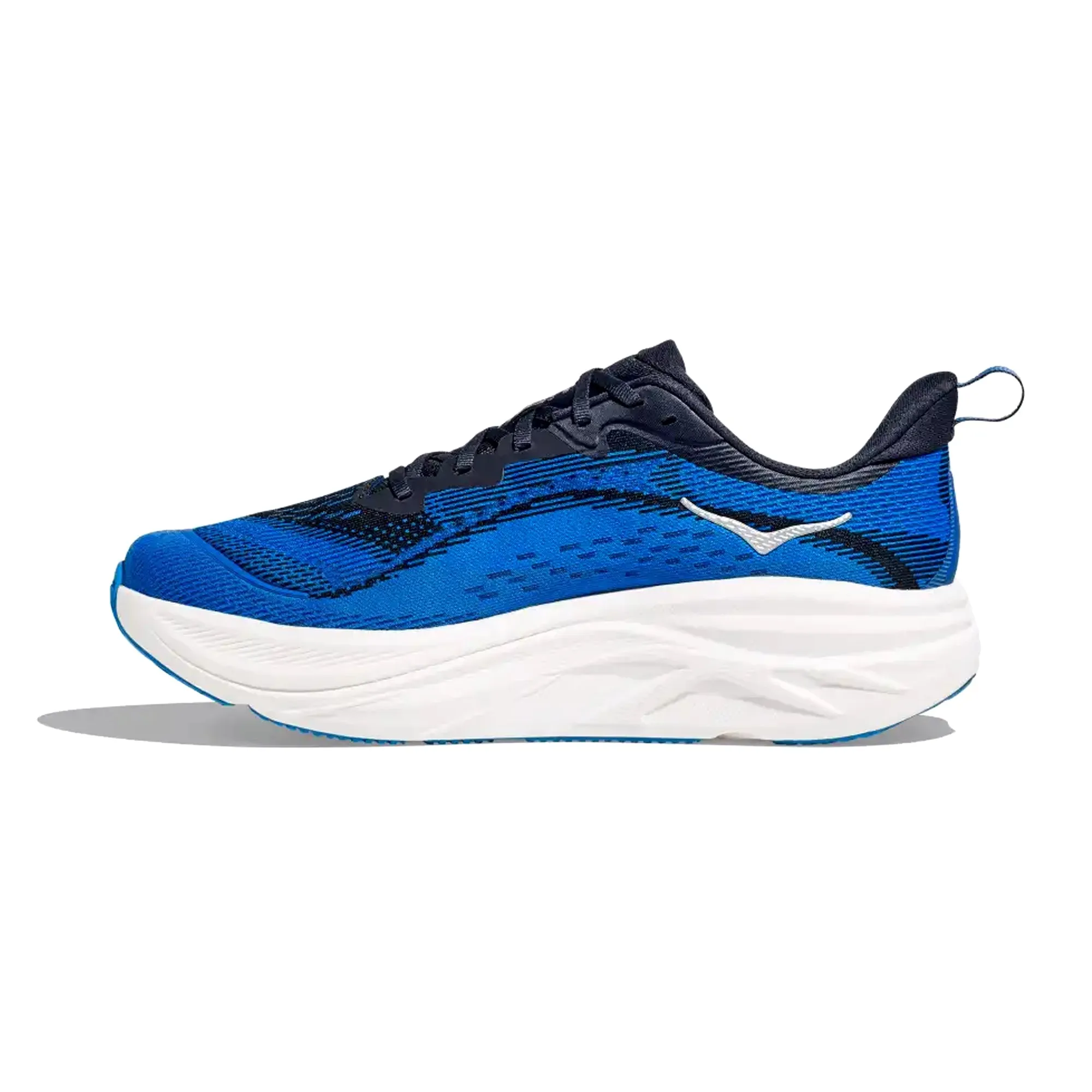 HOKA MENS RUNNING SHOES SKY FLOW VARSITY NAVY/ELECTRIC COBALT