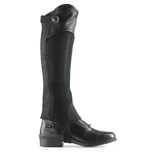 Horze Leather Chaps with Mesh Panels