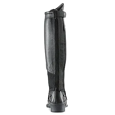 Horze Leather Chaps with Mesh Panels