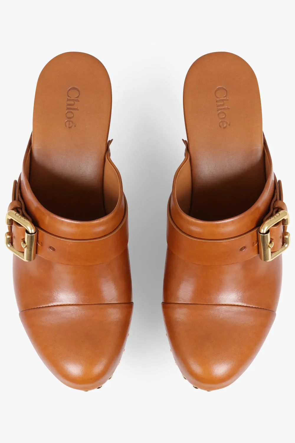 Jeanette 110mm Clog Mule | Ginger Brown