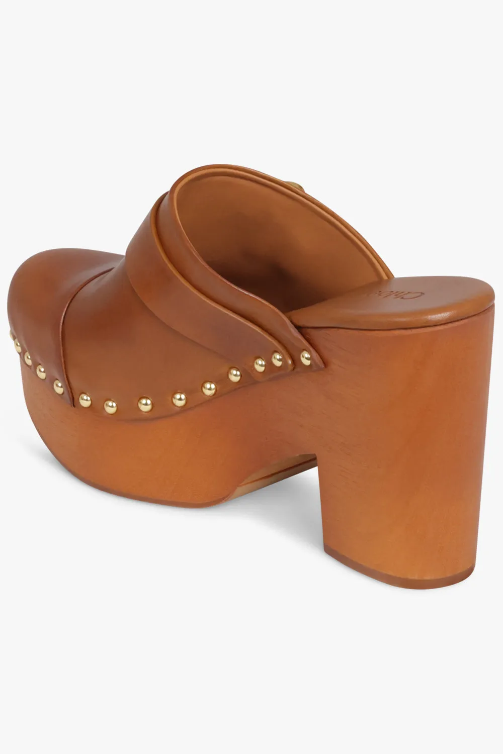 Jeanette 110mm Clog Mule | Ginger Brown