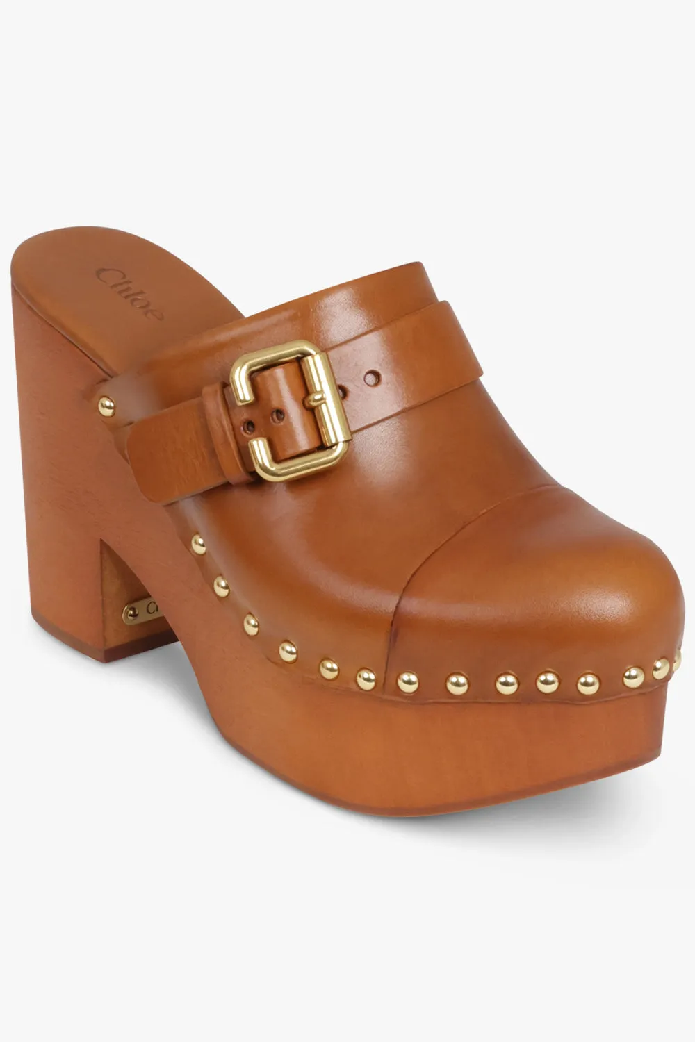 Jeanette 110mm Clog Mule | Ginger Brown