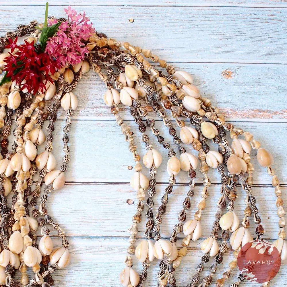Kaneohe Nasa Seashells Hawaiian Lei Bundle