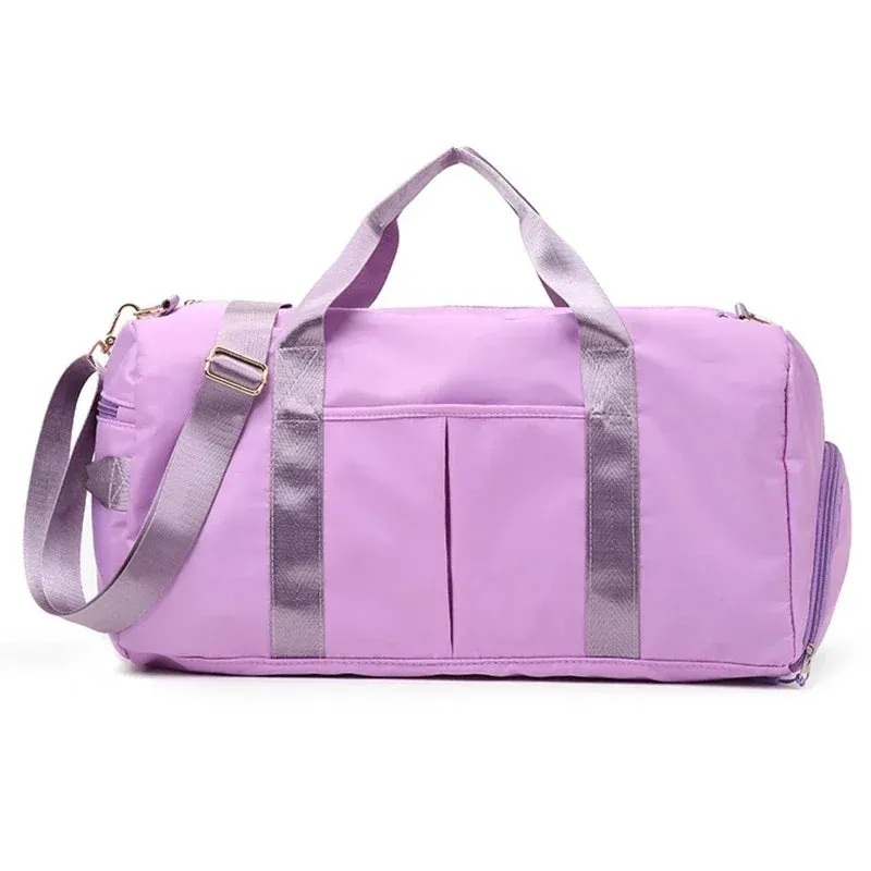 Light weight Gym Bag for Women with Shoe Compartment - assorted colours