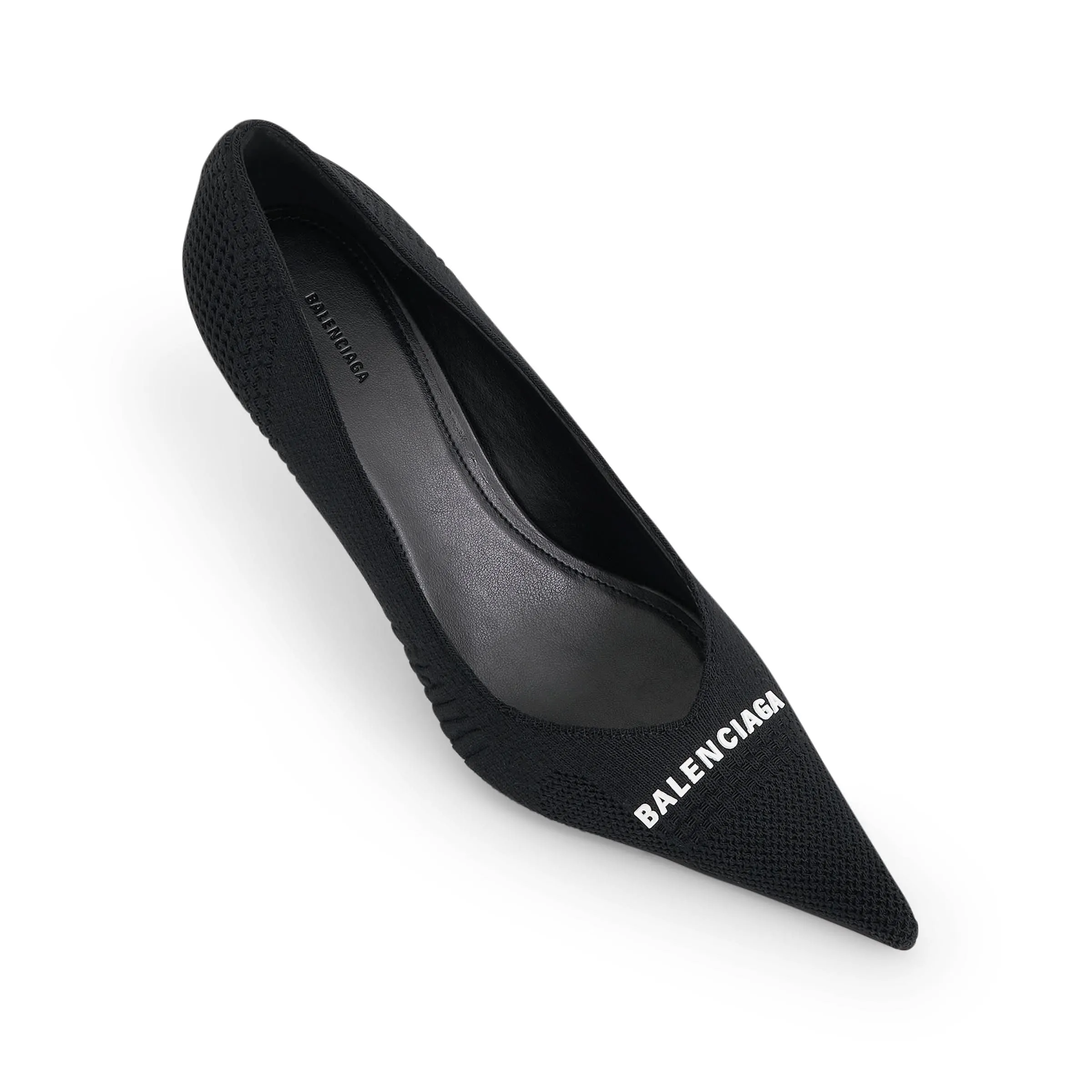 Logo Knife 2.0 80mm Pumps in Black/White