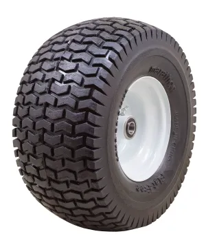 Marathon 13x6.50-6" Flat Free Tire on Wheel, 3" Hub, 3/4" Bearings