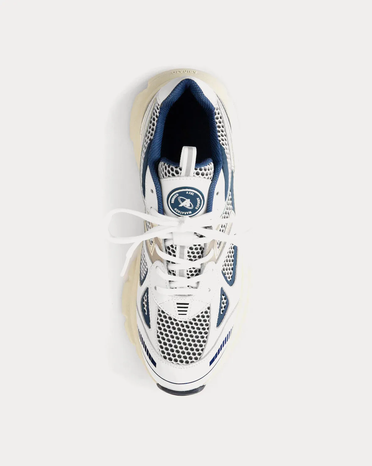 Marathon Runner White / Navy Low Top Sneakers