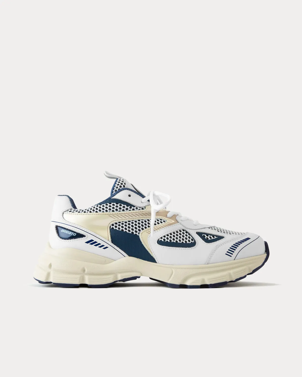 Marathon Runner White / Navy Low Top Sneakers