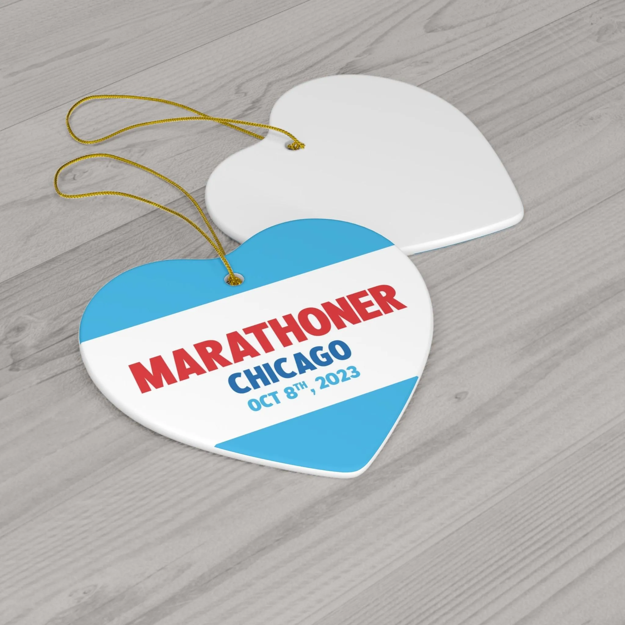 Marathoner Ornament - Chicago
