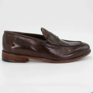 Men's moccasin in calf leather testa di moro (JPU37012/6)