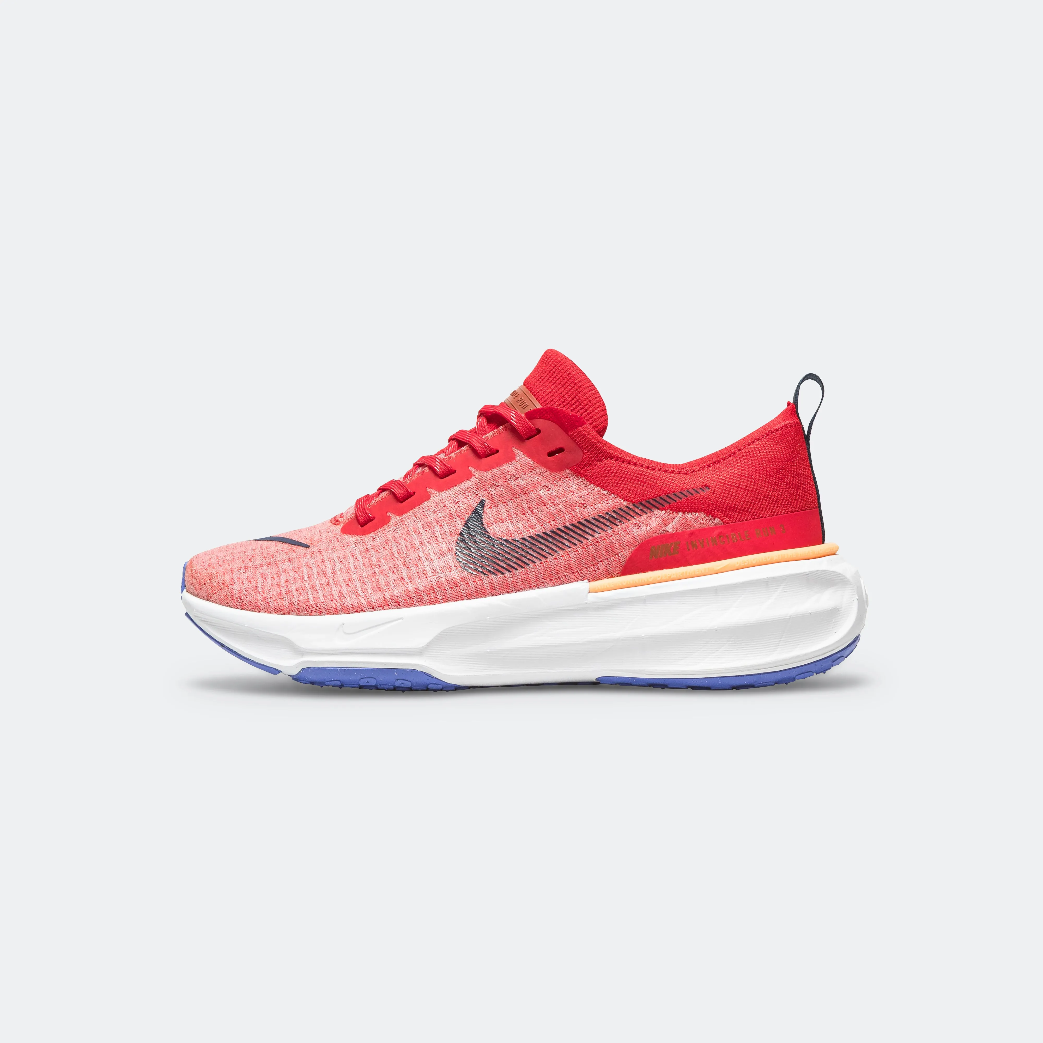 Mens ZoomX Invincible Run FK 3 - University Red/Midnight Navy-Blue Joy